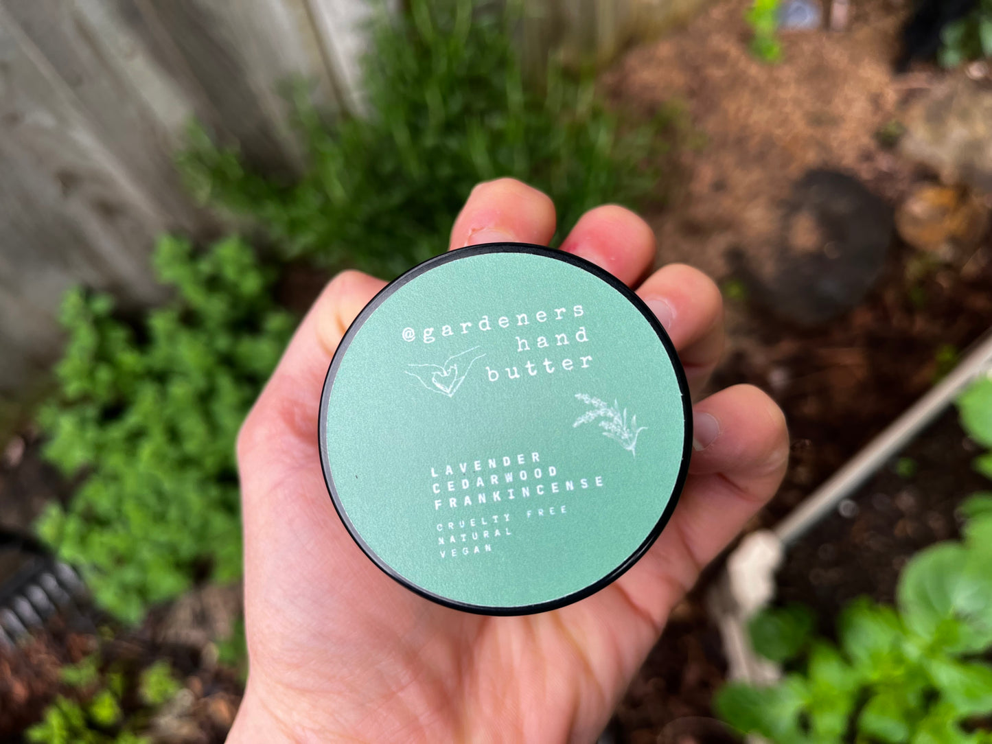 Lavender, Cedarwood, & Frankincense Gardeners Hand Butter