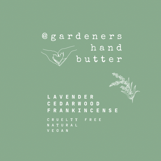 Lavender, Cedarwood, & Frankincense Gardeners Hand Butter